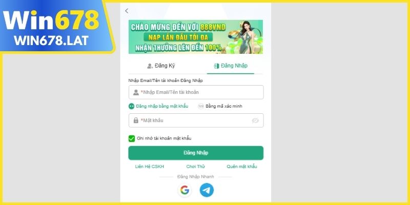 Cách đăng nhập vào tài khoản nhanh trên từng từng nền tảng